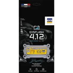 GYS GYSFLASH 4.12 4 12 029422 Batterieladegerät Automatisch 12V Ladeerhaltung -Deutschland Werk Geist Verkaufs-Shop 029422 pack front