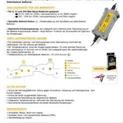 GYS GYSFLASH 9.24 9 24 029477 Batterieladegerät 6V 12V 24V Ladeerhaltung -Deutschland Werk Geist Verkaufs-Shop 029477td