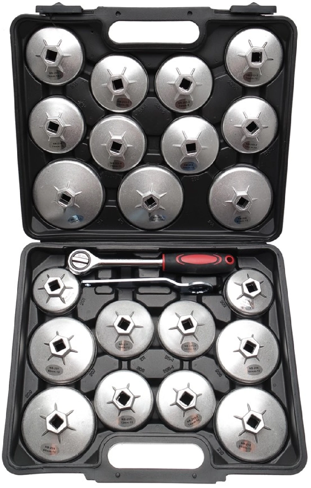 BGS DIY Ölfilterschlüssel-Satz | Aluminium-Druckguss | 12,5 Mm (1/2") | 23-tlg. – 1035 8 BGS DIY Ölfilterschlüssel-Satz | Aluminium-Druckguss | 12,5 Mm (1/2") | 23-tlg. – 1035 – Bild 6