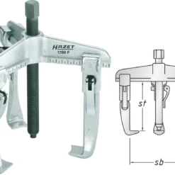 HAZET Schnellspann-Abzieher 3-armig 1786F-13