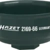 HAZET Ölfilter-Schlüssel Vierkant Hohl 12,5mm 1/2 Zoll Rillenprofil 2169-66 -Deutschland Werk Geist Verkaufs-Shop 2169 66
