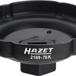 HAZET Ölfilter-Schlüssel Vierkant Hohl 12,5mm 1/2 Zoll Rillenprofil 2169-76K