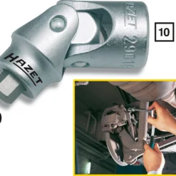 HAZET Bremssattel-Gelenkeinsatz 10mm 3/8 Zoll Innen-Sechskant 7 2901G-7