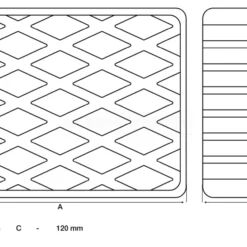 BGS Gummiauflage | Für Hebebühnen | 160 X 120 X 60 Mm – 7038 -Deutschland Werk Geist Verkaufs-Shop 7038 002