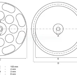 BGS Gummiteller | Für Hebebühnen | Ø 120 Mm – 7050 -Deutschland Werk Geist Verkaufs-Shop 7050 003