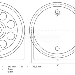 BGS Gummiteller | Für Hebebühnen | Ø 120 Mm – 7052 -Deutschland Werk Geist Verkaufs-Shop 7052 002