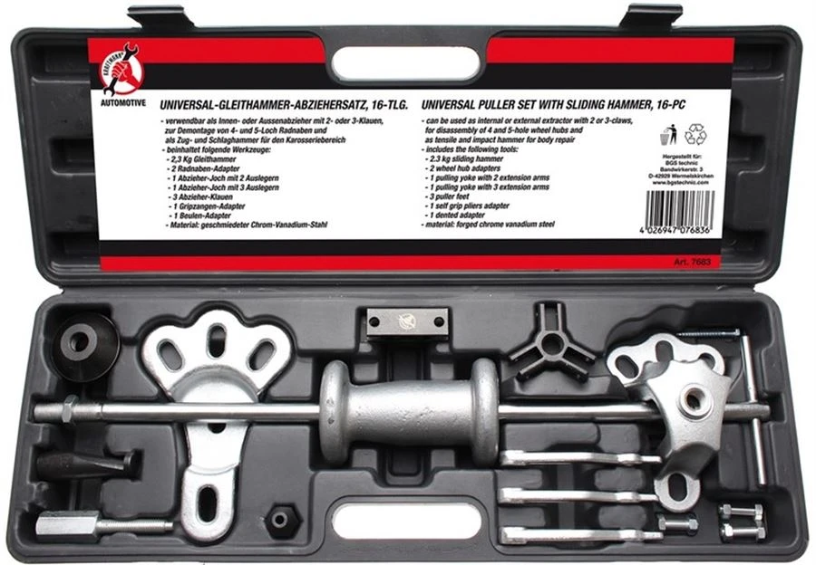 BGS DIY Universal-Gleithammer-Abzieher-Satz | 16-tlg. – 7683 5 BGS DIY Universal-Gleithammer-Abzieher-Satz | 16-tlg. – 7683 – Bild 3