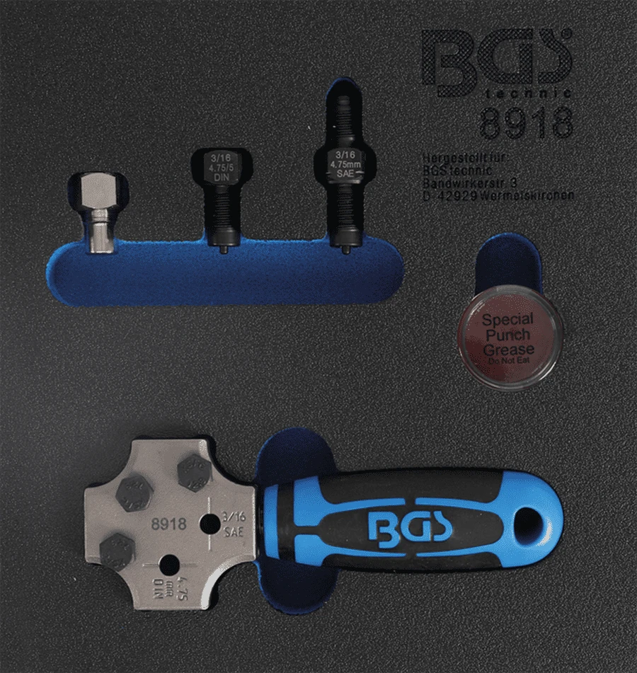 BGS Bördelgerät | SAE Und DIN 4,75 Mm (3/16") – 8918 3 BGS Bördelgerät | SAE Und DIN 4,75 Mm (3/16") – 8918
