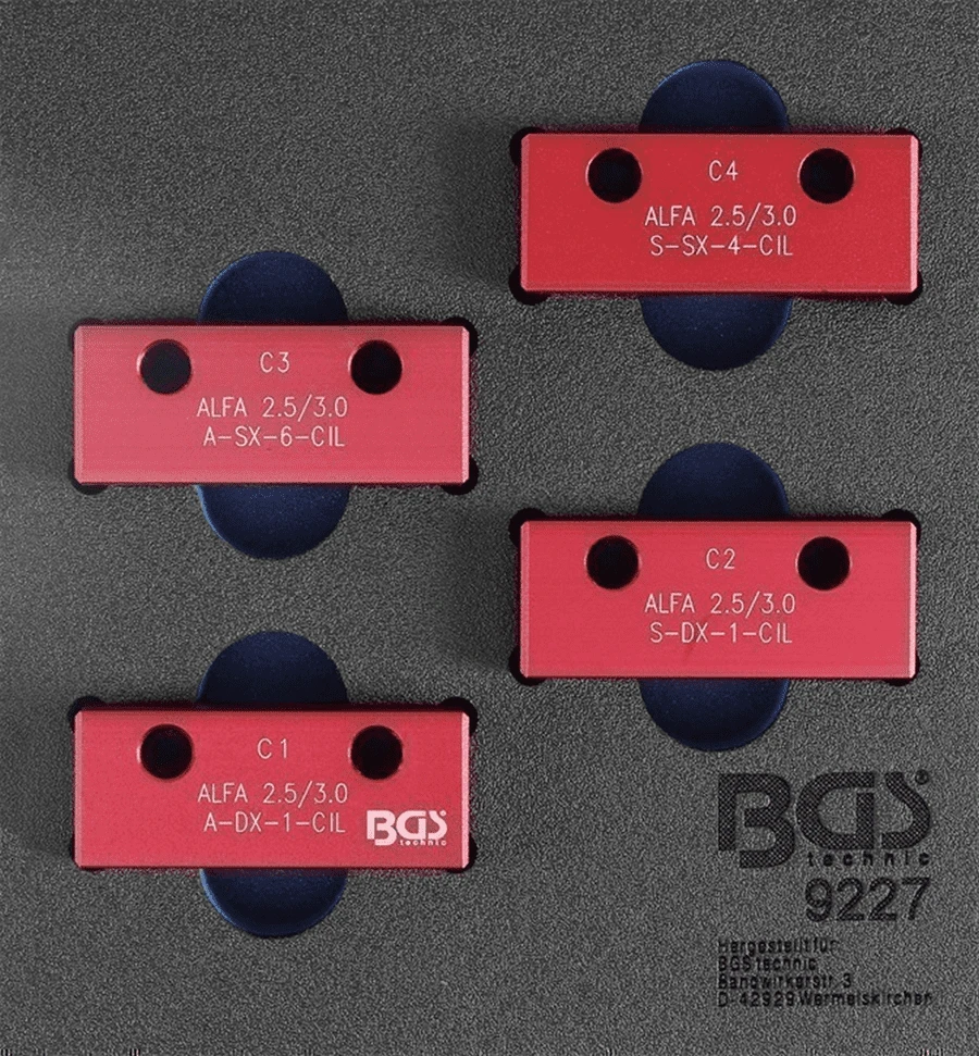 BGS Nockenwellen-Arretierwerkzeug-Satz | Für Alfa Romeo / Lancia 3.0l V6 24V – 9227 3 BGS Nockenwellen-Arretierwerkzeug-Satz | Für Alfa Romeo / Lancia 3.0l V6 24V – 9227