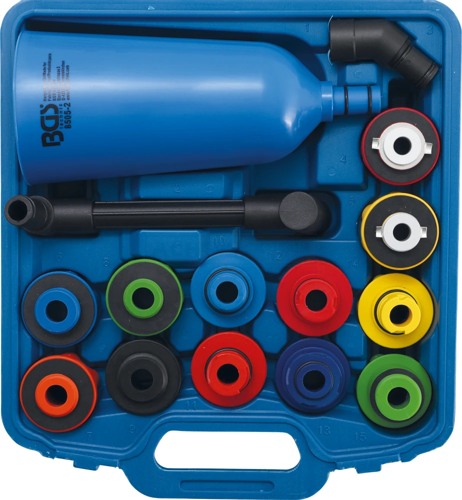 BGS Öl-Einfülltrichter-Satz | Kunststoffausführung | 15-tlg. – 8505-2 3 BGS Öl-Einfülltrichter-Satz | Kunststoffausführung | 15-tlg. – 8505-2